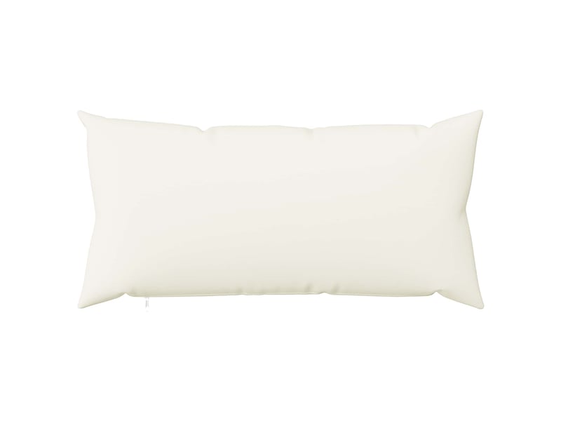  Lot de 6 housses de coussin heerlen blanc 40 x 80 cm tissu cf49578  - Conforama A