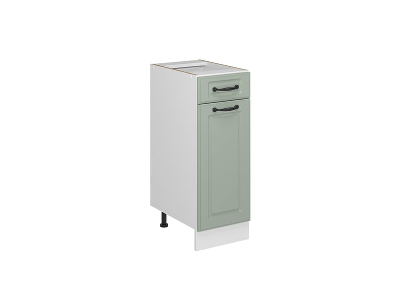 Vicco meuble cuisine, mint campagneblanc, 30cm sans plan de travail