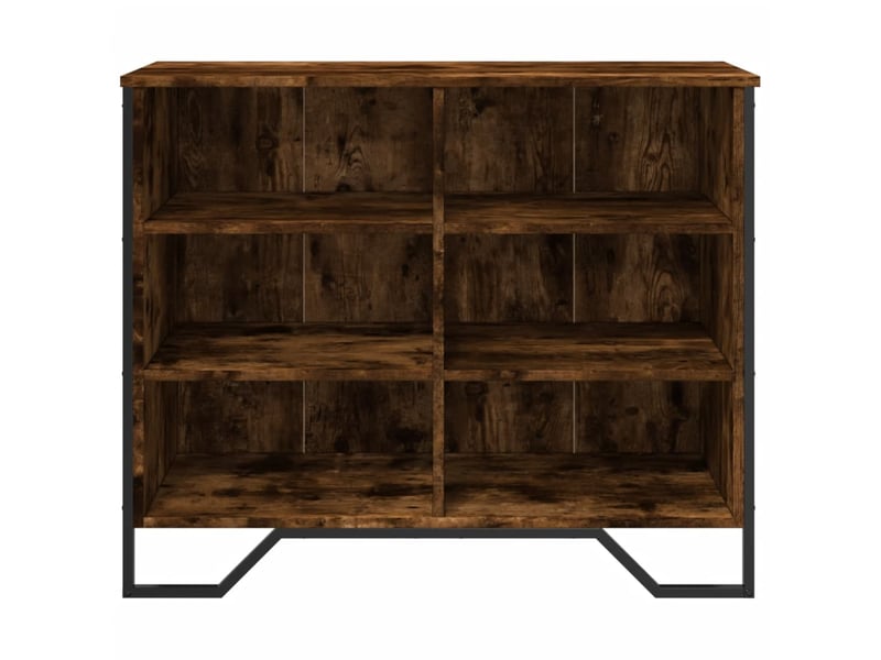  Buffet - bahut - meuble de rangement chêne fumé 91x35,5x74,5 cm bois d'ingénierie  - Conforama D
