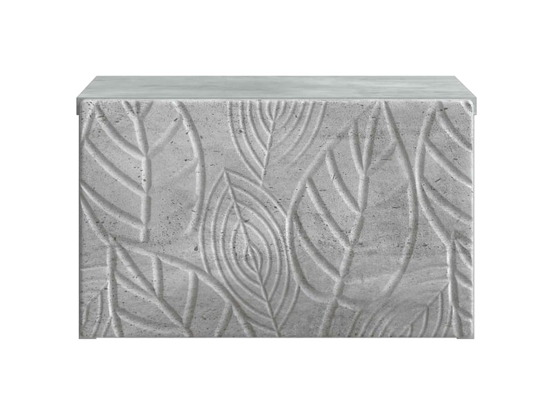  Table de chevet murale 2 pièces gris béton 34,5 x 33 x 20 cm  - Conforama D