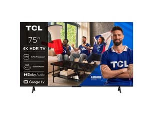 Téléviseur Qled <strong>TCL</strong> 1-23324168 - UHD 4K 75 pouces 189.3 cm