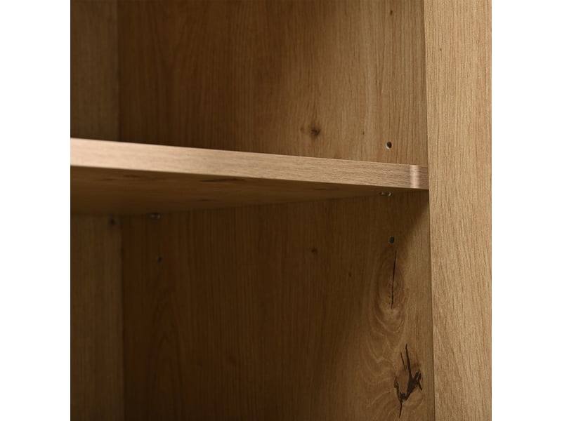 Buffet de cuisine 150x35x75,9 cm avec 3 portes et 3 tiroirs, meuble de rangement industriel noir et bois - Conforama E