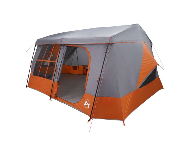  Tente de camping, tente familiale avec auvent imperméable 9 personne  - Conforama A
