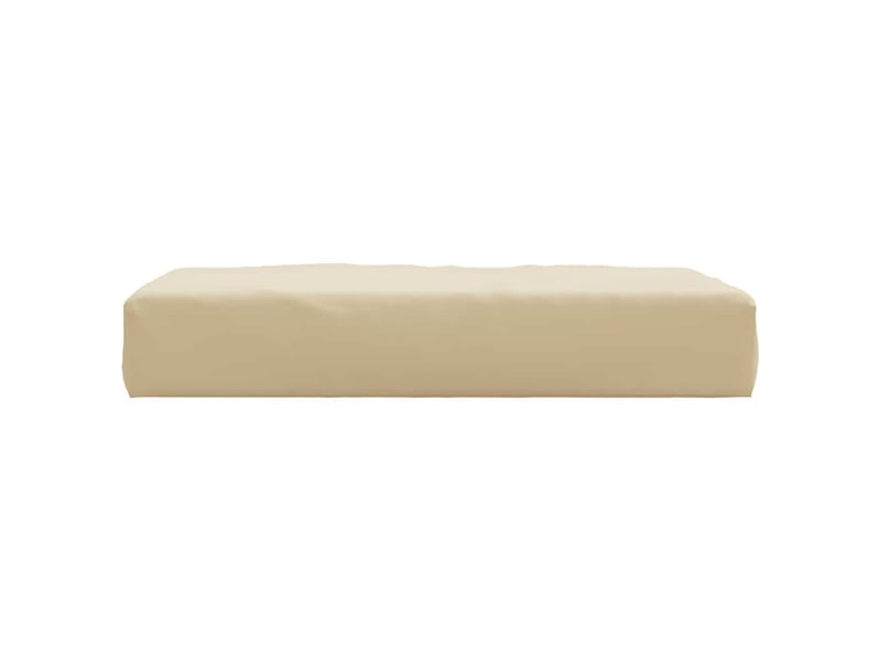  Coussin de palette, coussin de chaise, coussin de canapé beige 60x60x8 cm tissu oxford cf55291  - Conforama D