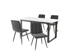 Ensemble table rectangulaire  4 chaise(s)  <strong>HAVRYA</strong> <strong></strong> 