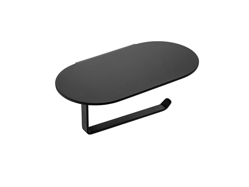  Porte-papier wc, porte papier toilette avec tablette 15cm, porte rouleau papier toilette  - Conforama A