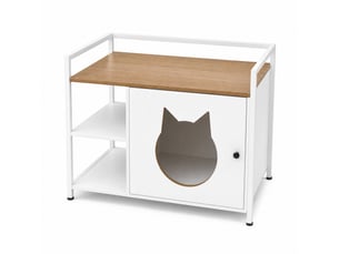 Table basse rectangulaire coloris bicolore <strong>REDOM</strong> <strong></strong> - 54 cmx76 cm
