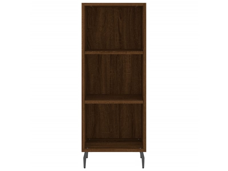  Buffet - bahut - meuble de rangement chêne marron 34,5x32,5x90 cm bois d'ingénierie  - Conforama D
