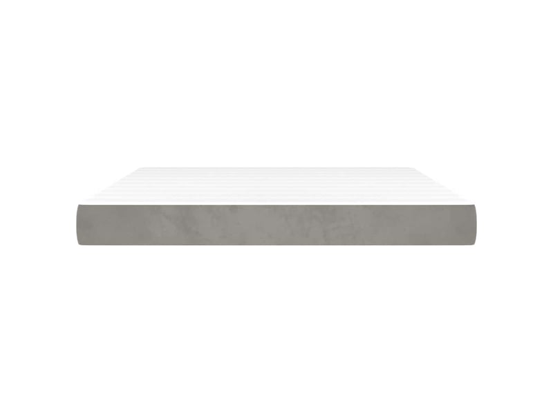  Matelas de lit à ressorts ensachés fermeté moyenne gris clair 180x200x20 cm shl706  - Conforama C