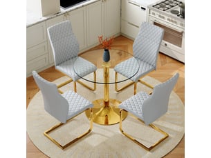 Ensemble table rond(e)  4 chaise(s)    