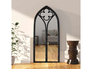 Miroir rectangulaire à fixer coloris noir <strong></strong>  <strong></strong> - 70 cm x 30 cm