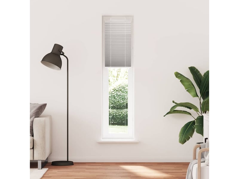 Store plissé, store de fenêtre gris clair 40x200 cm largeur du tissu 39,4 cm cf46884 - Conforama A