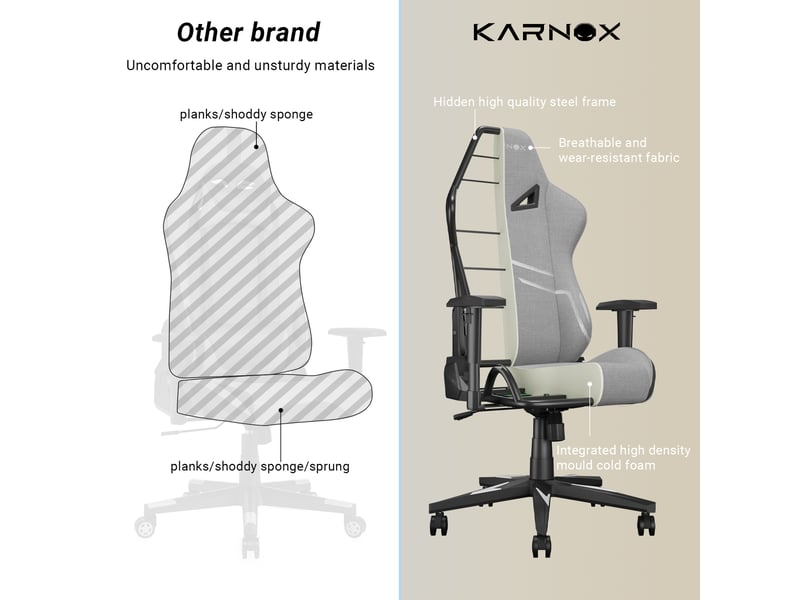  Chaise de bureau ergonomique pivotante inclinable 90° à 155° - lpospi - appui-tête, soutien lombaire, tissu gris clair  - Conforama C