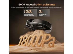 Aspirateur robot aspirant et lavant PROSCENIC 406392_AACRB80951_6_DROPFR - Navigation laser