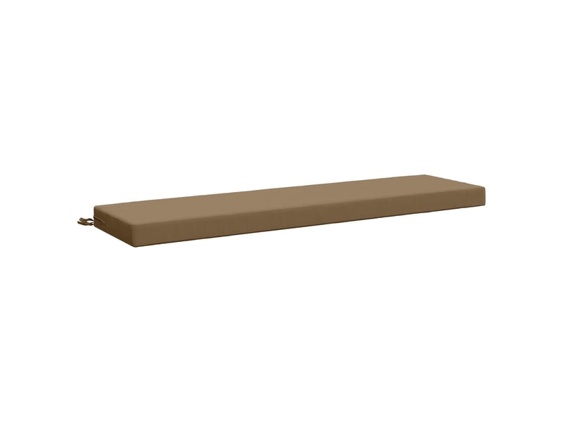 Coussin de banc, coussin d'assise, coussin de canapé soest 100 % polyester taupe 140 x 40 x 8 cm cf53590 - Conforama A