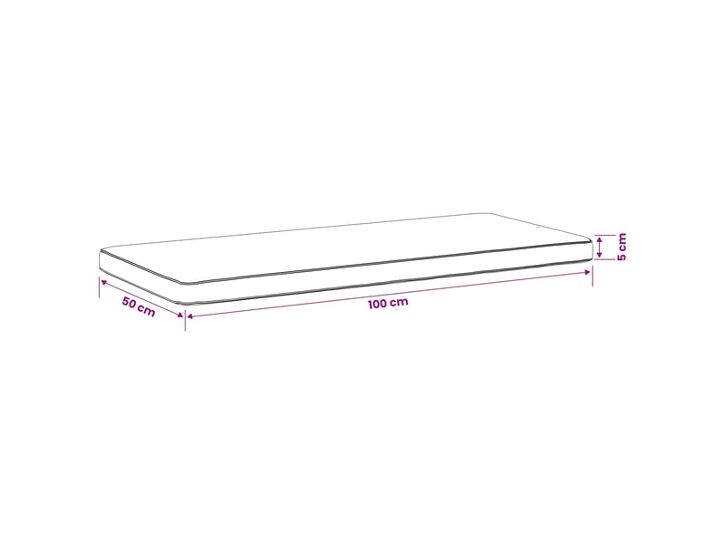  Lot de 2 coussins de banc, coussins d'assise vught 100 % polyester gris cf58003  - Conforama E