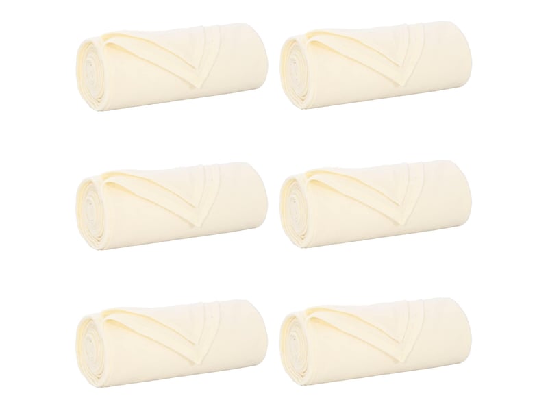 Couverture jetée de canapé 6 pcs crème 200x150 cm 2.61 kg polaire - Conforama A