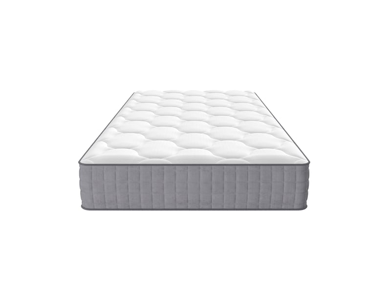  Matelas à ressorts ensachés 7 zones 90x200 cm 25 cm h3 blanc cravdom  - Conforama B