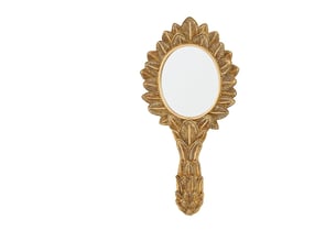 Miroir à poser coloris jaune - 1 cm x 1 cm