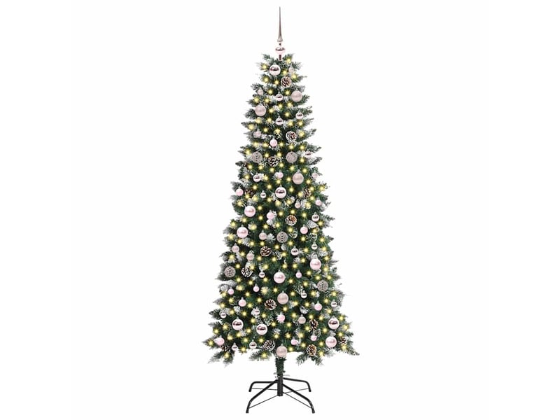  Sapin de noël artificiel, arbre de noël vert 180 cm pvc, plastique et acier shl9789  - Conforama C