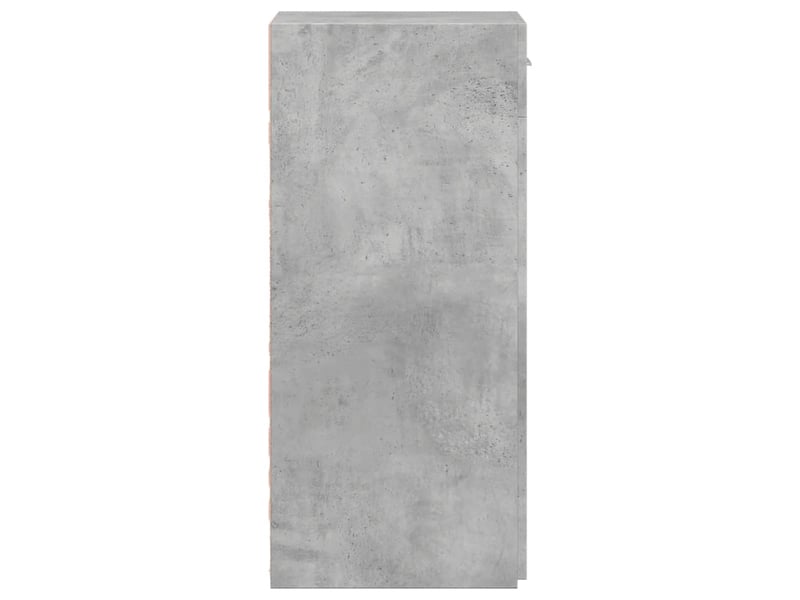  Buffet - bahut - meuble de rangement gris béton 40x42,5x93 cm bois d'ingénierie  - Conforama E