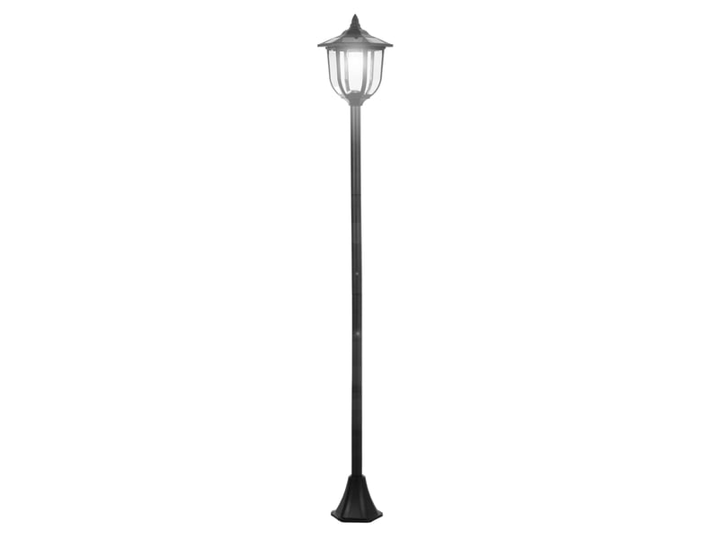  Lanterne solaire led 26,5x177 cm ip44 noir  - Conforama A