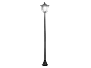 Lanterne solaire led 26,5x177 cm ip44 noir