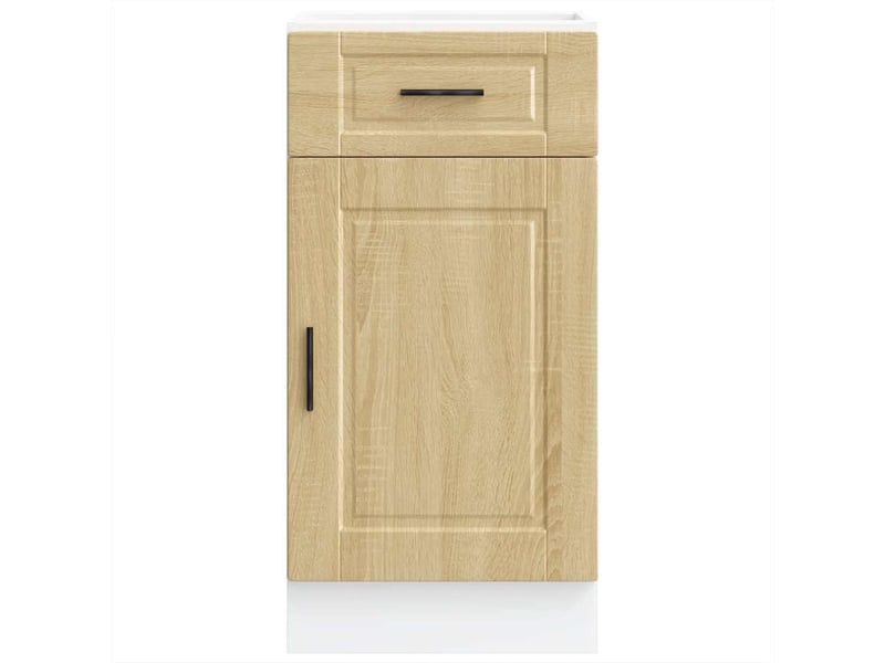 Meuble de rangement, armoire de cuisine porto chêne sonoma bois d'ingénierie shl6307 - Conforama D