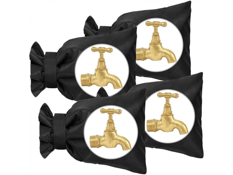  4pcs housse de robinet pour l'extérieur, couvercle antigel pour robinet, housse de robinet de jardin imperméable  - Conforama A