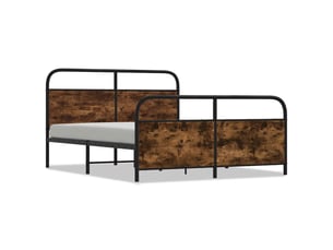 Lit 2 places 200x200 cm coloris marron