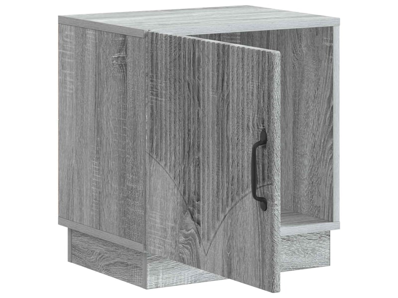  Table de chevet - cabinet de chevet - table de nuit sonoma gris 43 x 34,5 x 47 cm bois d'ingénierie  - Conforama C