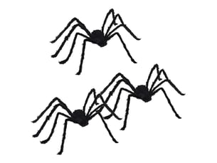 Décoration araignée halloween 3 pc noir 150 cm cf61898