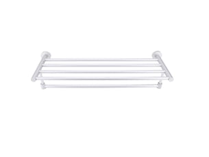 Porte-serviettes de salle de bains en alliage d'aluminium à 5 bars, rangement mural de