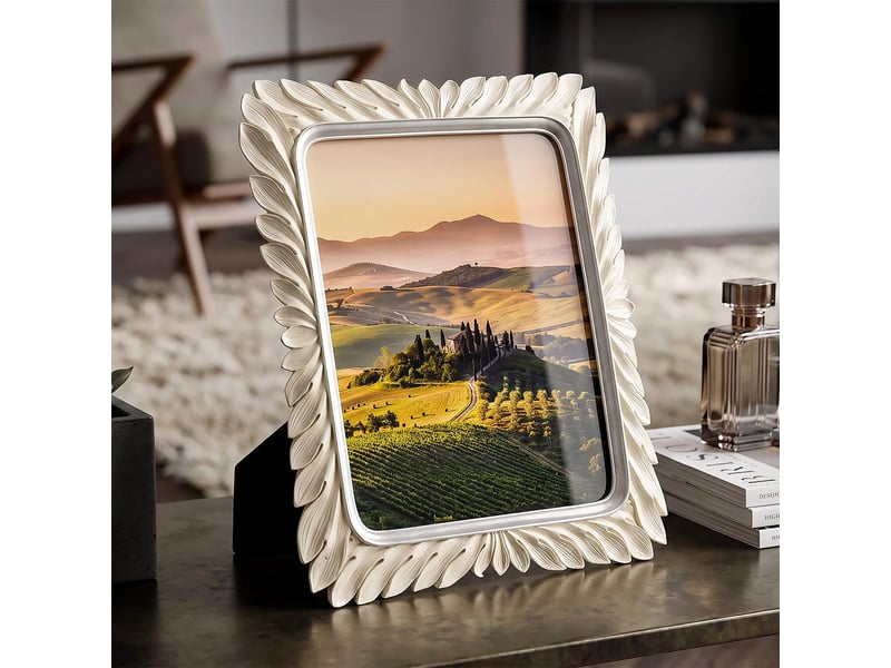  Cadre photo pétales petalina 20x25cm crème  - Conforama E