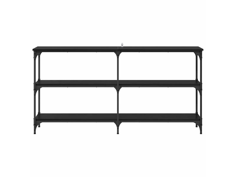  Table de chevet - table console chêne noir 150 x 29 x 75 cm  - Conforama D