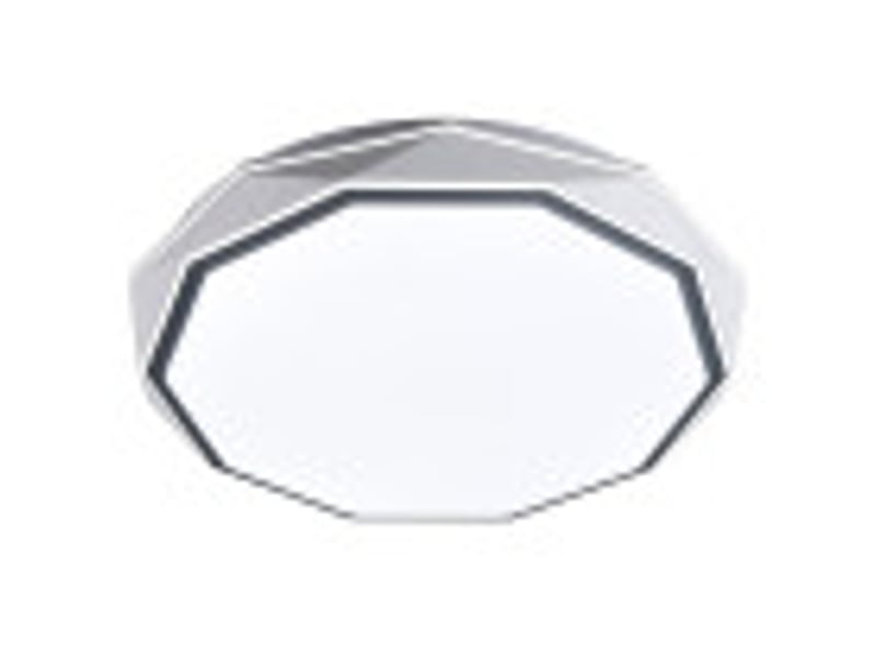  Plafonnier led fabrilamp odiel gris 120 w 10200 lm 3000-4000-6000 k télécommande 7x50x50 cm 224085028 - Conforama B