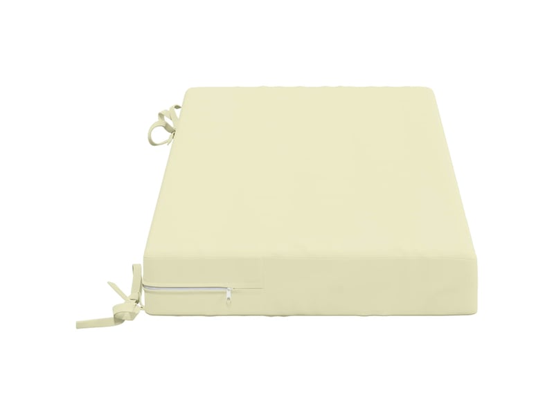  Coussin de banc, coussin d'assise, coussin de canapé soest 100 % polyester crème 60 x 40 x 8 cm cf53246  - Conforama D