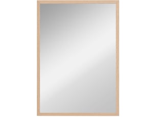 Miroir rectangulaire à fixer coloris naturel <strong>DESMIU</strong> <strong></strong> - 70 cm x 50 cm
