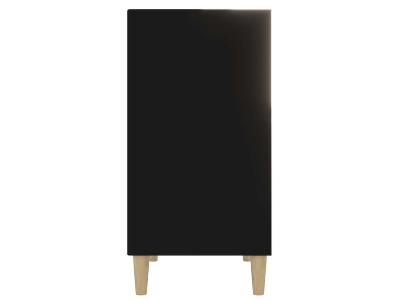  Buffet - bahut - meuble de rangement noir 57x35x70 cm bois d’ingénierie  - Conforama E