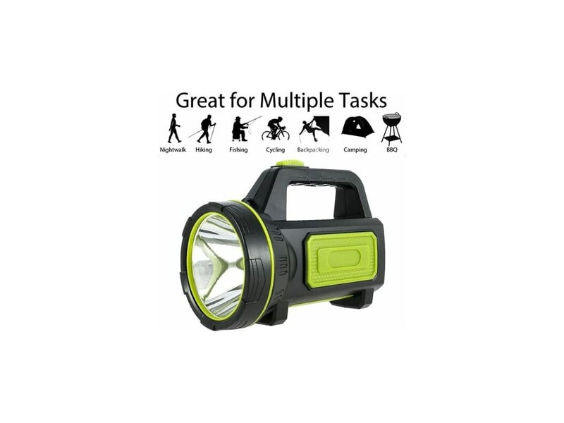  Lampe torche led puissante rechargeable usb 135000 lumens etanche haute puissance (sans lumière latérale)  - Conforama C