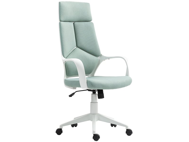  Chaise de bureau saleray ergonomique pivotante réglable vert  - Conforama A