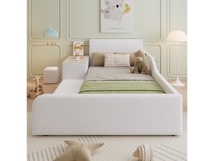 Lit combiné 90x200 cm <strong></strong>  <strong></strong> coloris blanc