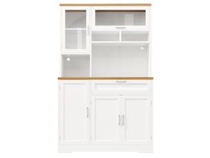 Buffet de cuisine 180 cm hauteur, largeur 104 cm, capacité de charge 60 kg, rangement optimisé avec portes et tiroirs