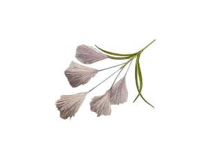 Fleurs artificielles de la pampa, style bohème, réalistes, inaltérables, duveteuses, pour la décoration de mariage et d'intérieur.violet clair