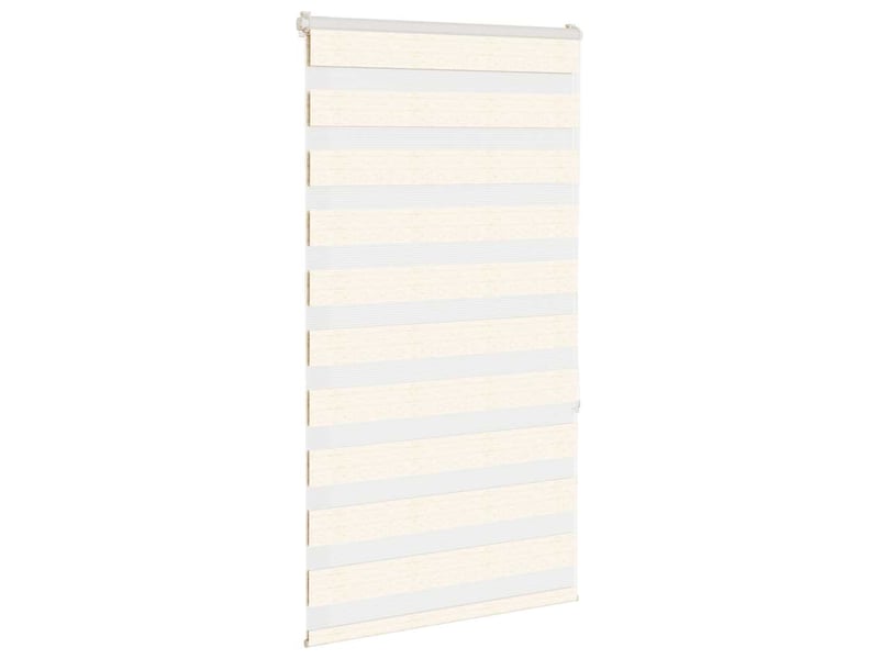  Store zèbre, store de fenêtre beige marbré largeur du tissu 80,9 cm polyester cf48324  - Conforama C