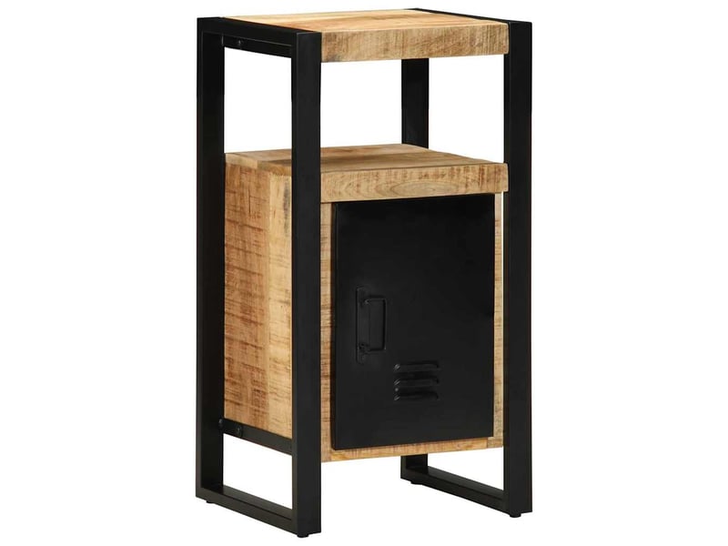  Armoire de salle de bain, cabinet de salle de bain marron bois de mangue massif cf65107  - Conforama C
