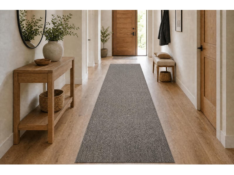  Tapis de couloir casablanca loom gris, bouclé, doux intérieur et extérieur 100 cm 100x320 cm  - Conforama E