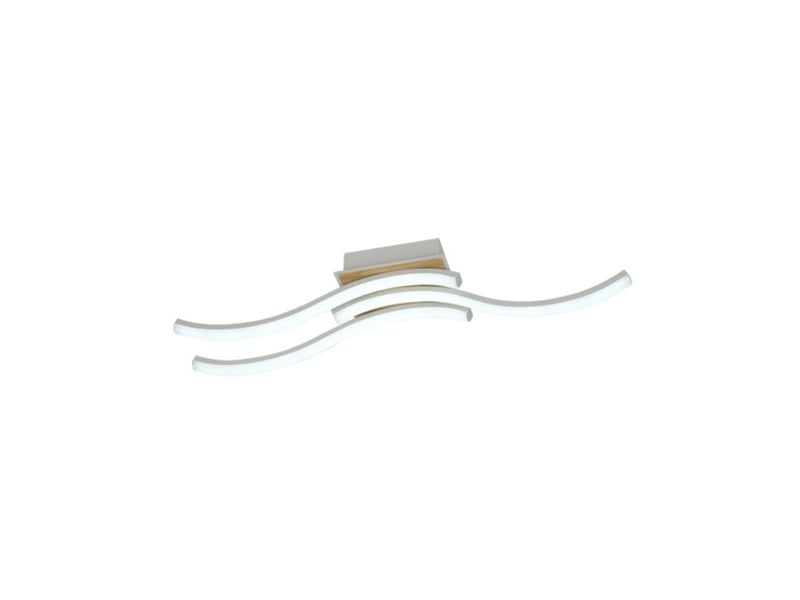  Fabrilamp murray, plafonnier, moderne, led, 48 w, 5280 lm, 3000-4000-6500 k, blanchêtre, 9.5 x 62 x 11 cm 244584868 - Conforama A