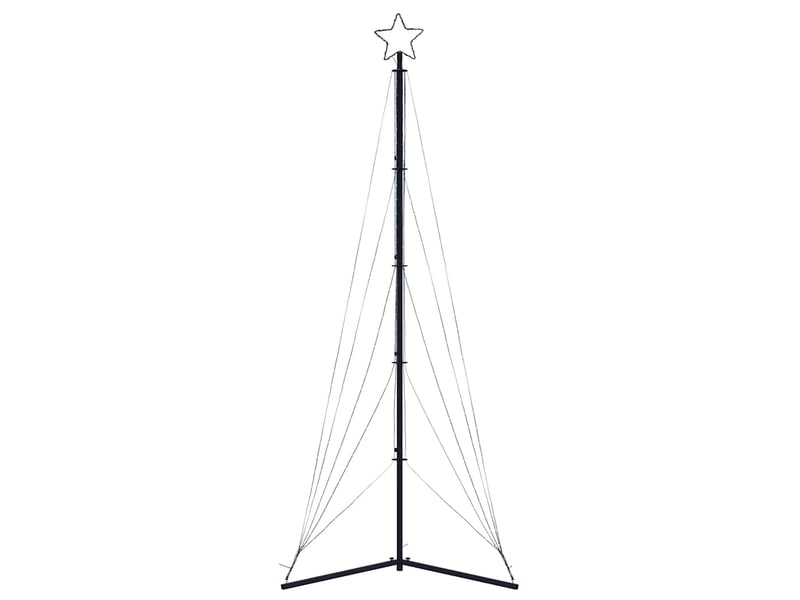  Sapin de noël, arbre de noël à led 525 led blanc froid 302 cm  - Conforama E