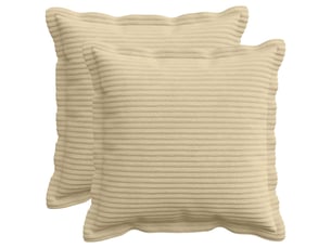 Lot de 2 housses de coussin houten gris vert clair 35 x 35 cm cf49321